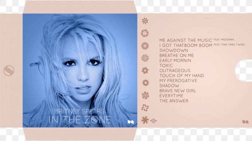 Britney Spears Graphic Design Poster In The Zone Blackout, PNG, 1600x897px, Watercolor, Cartoon, Flower, Frame, Heart Download Free