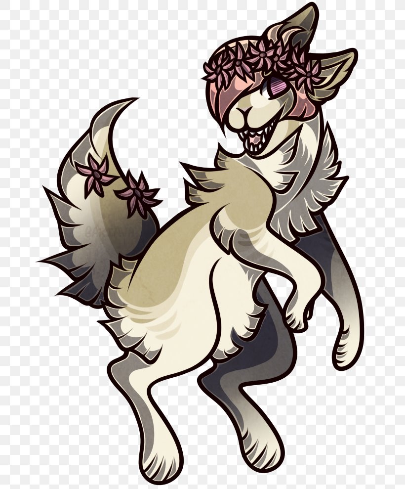 Cat Horse Demon Dog, PNG, 693x989px, Cat, Art, Canidae, Carnivoran, Cartoon Download Free