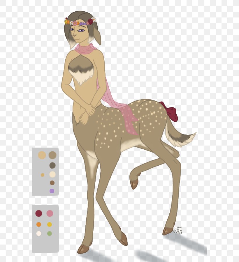 Deer Centaurides Legendary Creature, PNG, 600x900px, Watercolor, Cartoon, Flower, Frame, Heart Download Free