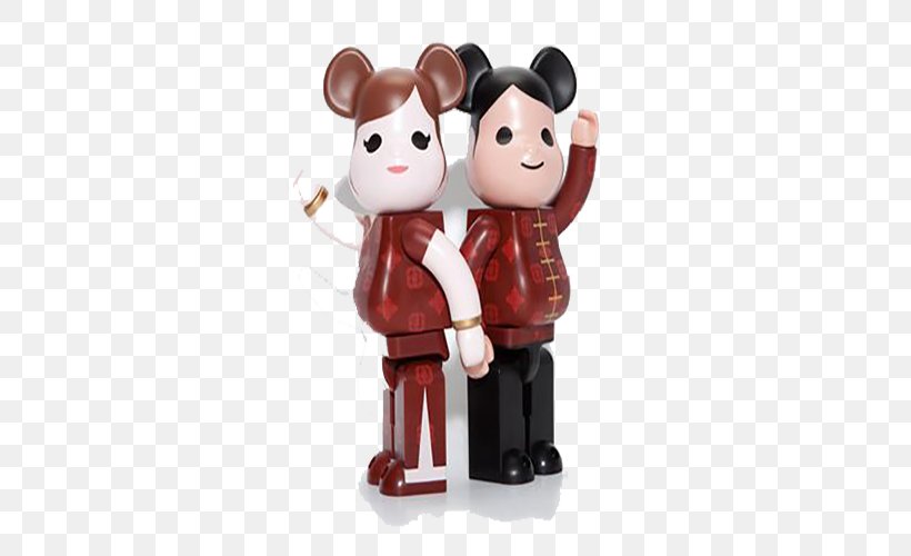 Doll Toy Bearbrick Cartoon, PNG, 600x500px, Doll, Bearbrick, Cartoon, Chinese Marriage, Designer Download Free