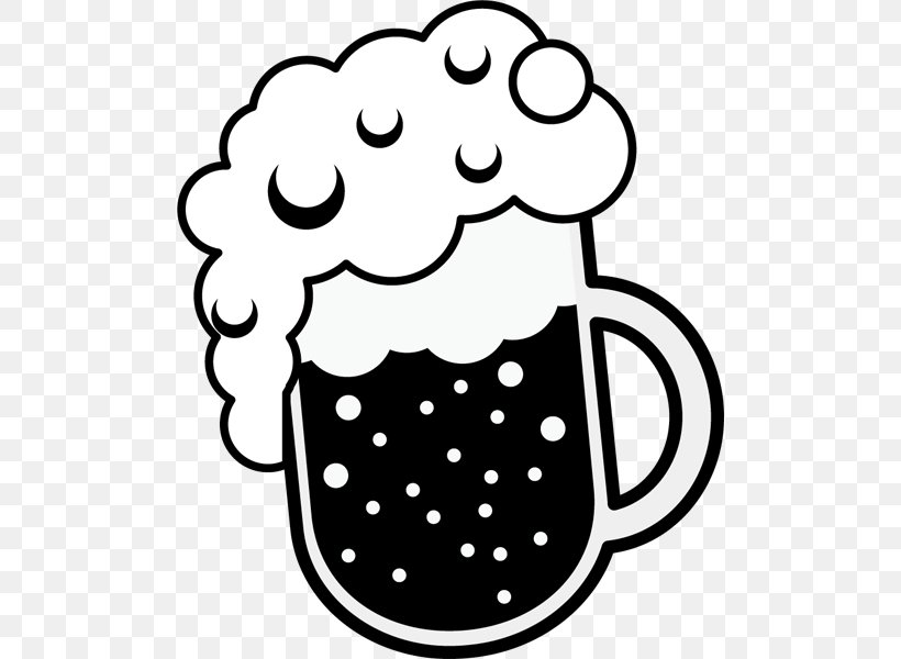 Draught Beer Black And White Clip Art, PNG, 600x600px, Beer, Area, Artwork, Black, Black And White Download Free