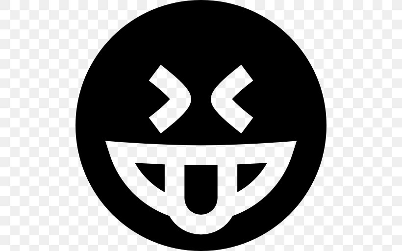 Emoticon Smiley Online Chat Wink, PNG, 512x512px, Emoticon, Area, Black And White, Brand, Emoji Download Free