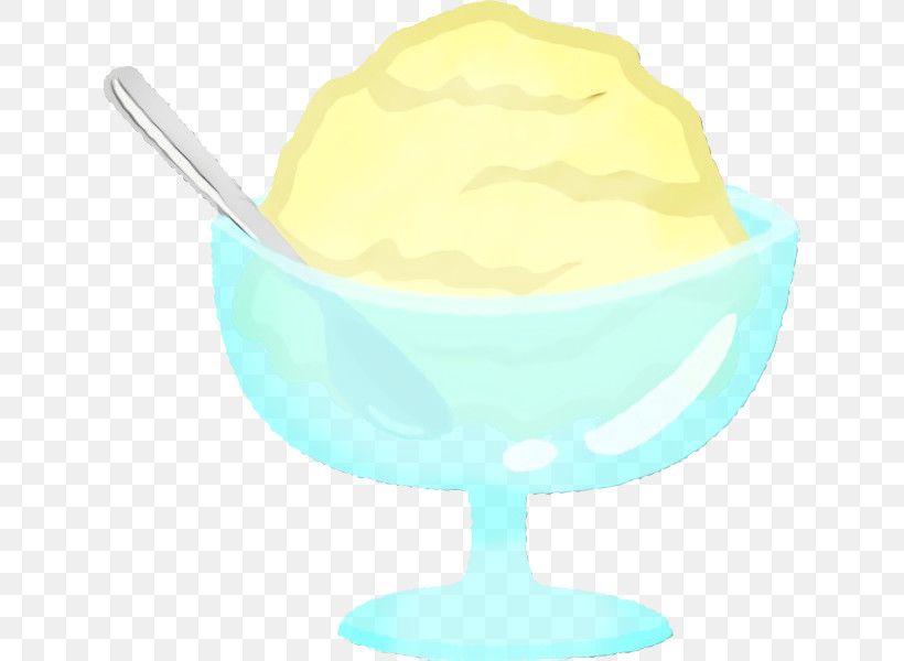Ice Cream, PNG, 632x600px, Watercolor, Breakfast, Clotted Cream, Cream, Cuisine Download Free