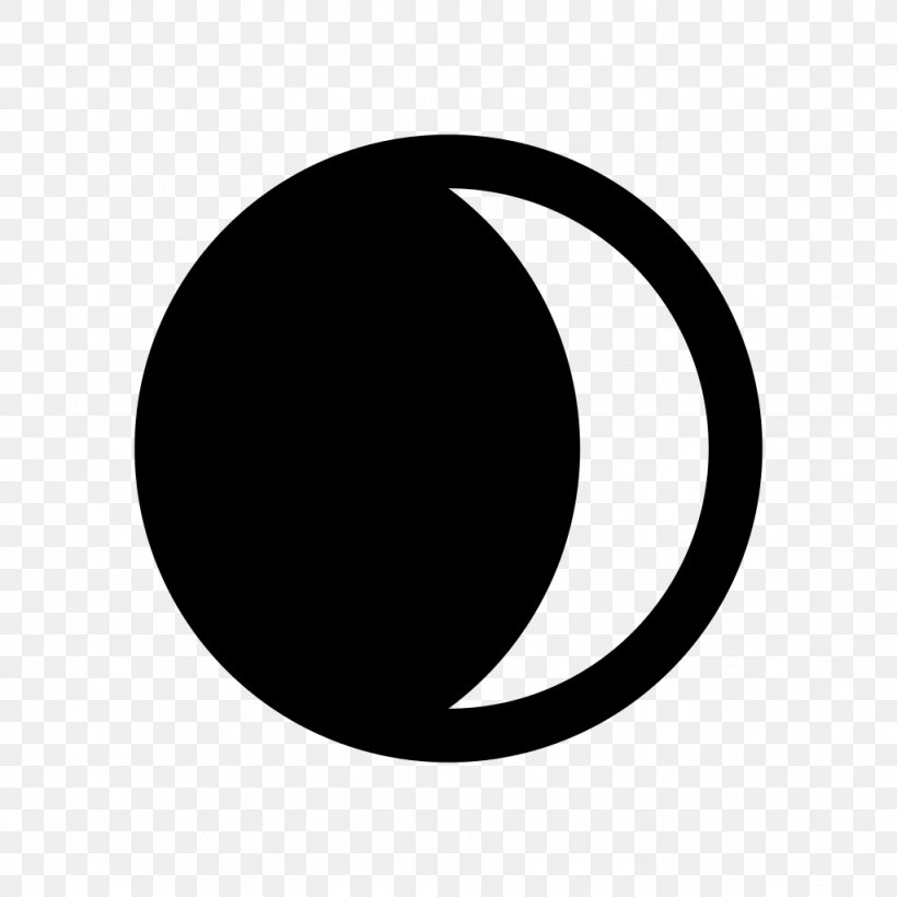 Lunar Phase Crescent Moon Clip Art, PNG, 1024x1024px, Lunar Phase, Black, Black And White, Blue Moon, Crescent Download Free
