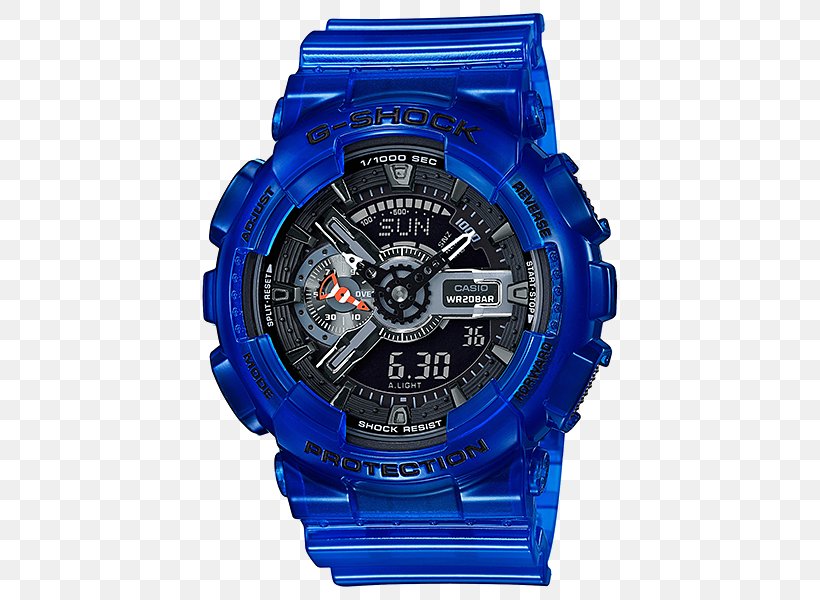 Master Of G G-Shock GA100 Watch Casio, PNG, 500x600px, Master Of G, Blue, Brand, Casio, Casio Gshock Frogman Download Free