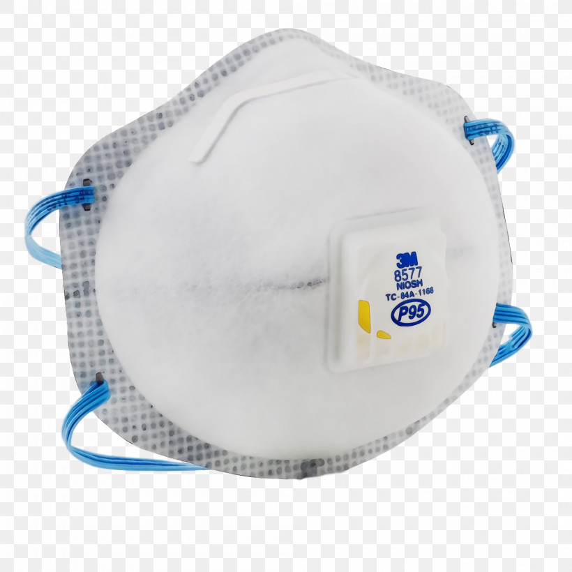 White Blue Personal Protective Equipment Headgear Incontinence Aid, PNG, 2000x2000px, N95 Surgical Mask, Bag, Blue, Cap, Costume Download Free
