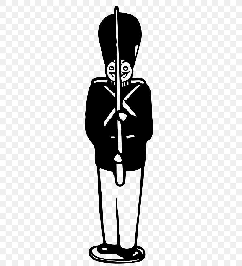 Toy Soldier Clip Art, PNG, 282x900px, Toy Soldier, Art, Black And White, Fictional Character, Headgear Download Free