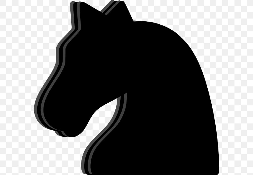 Chess Piece Black Knight Clip Art, PNG, 600x567px, Chess, Black, Black And White, Black Cat, Black Knight Download Free