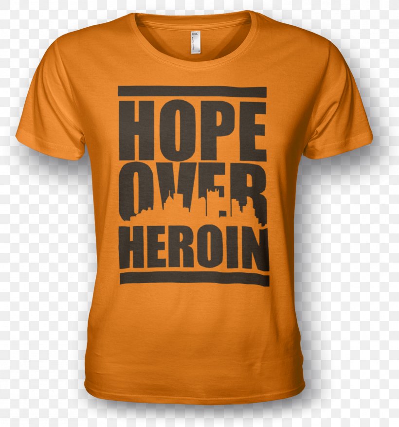 Hope Over Heroin T-shirt Opioid Use Disorder Addiction, PNG, 1166x1249px, Tshirt, Active Shirt, Addiction, Brand, Cincinnati Download Free