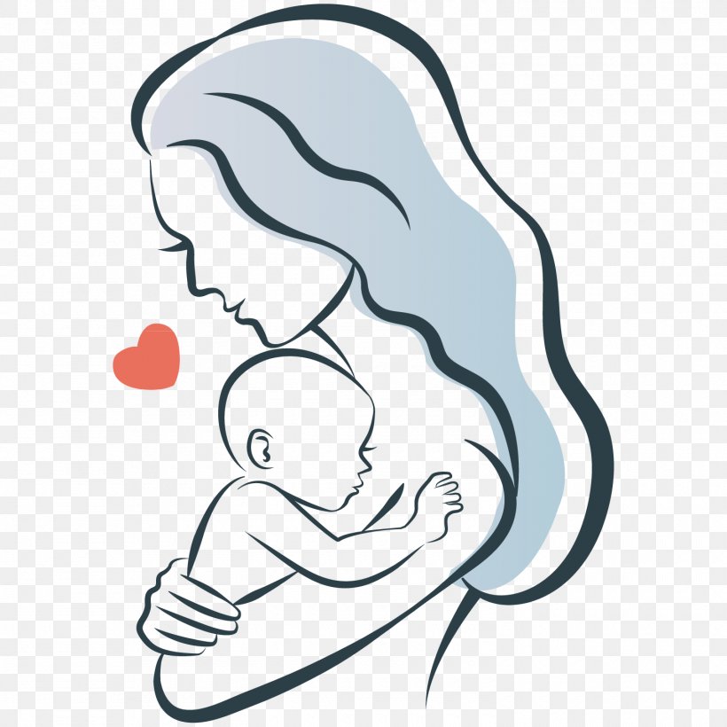Maternal Bond Infant Logo Illustration, PNG, 1500x1500px, Watercolor, Cartoon, Flower, Frame, Heart Download Free