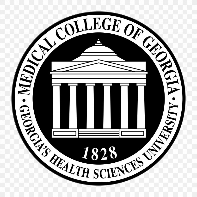 Medical College Of Georgia Augusta University Health Sciences Campus Georgia College Medical School University Of Georgia, PNG, 2400x2400px, Georgia College, Black And White, Brand, College, Emblem Download Free