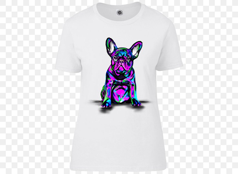 T-shirt French Bulldog Hoodie White, PNG, 600x600px, Tshirt, Art, Blue, Bluza, Brand Download Free