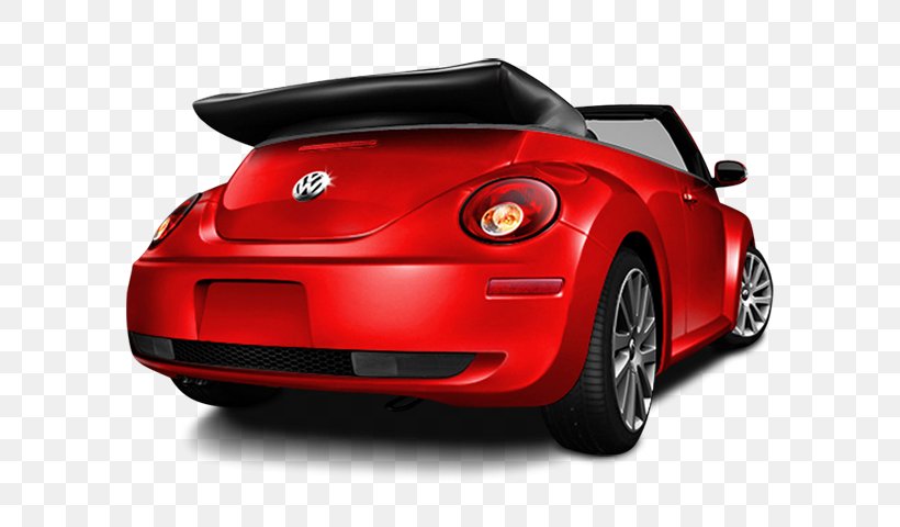 Volkswagen New Beetle City Car Sports Car, PNG, 640x480px, Volkswagen New Beetle, Automotive Design, Automotive Exterior, Bumper, Car Download Free