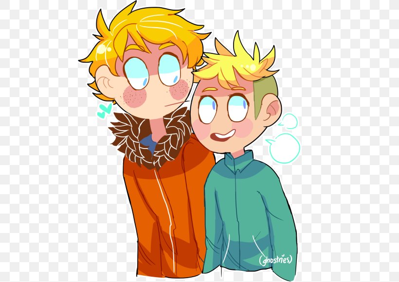 Butters Stotch Kenny McCormick Character Fiction, PNG, 500x581px, Watercolor, Cartoon, Flower, Frame, Heart Download Free