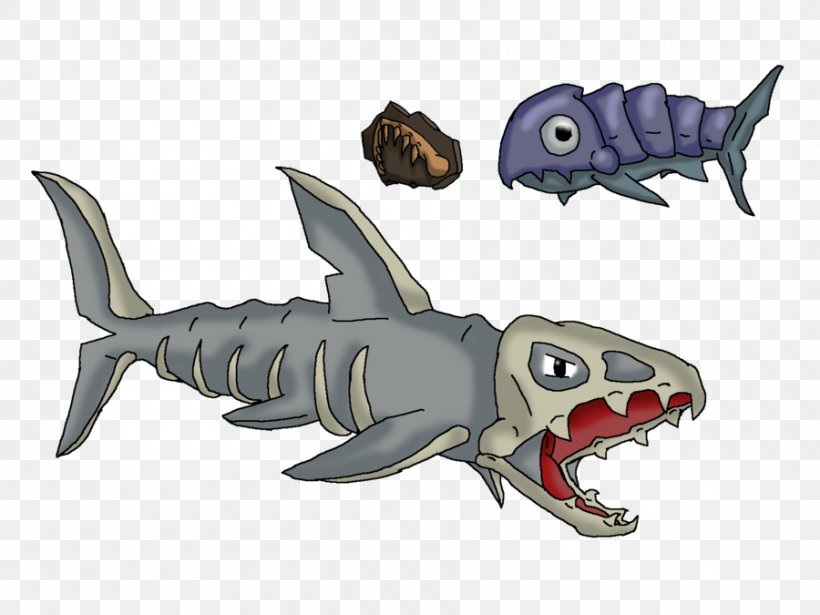 Dunkleosteus Shark Nintendo 3DS Spinosaurus Generazione, PNG, 900x675px, Shark, Animal Figure, Art, Cartilaginous Fish, Cartoon Download Free