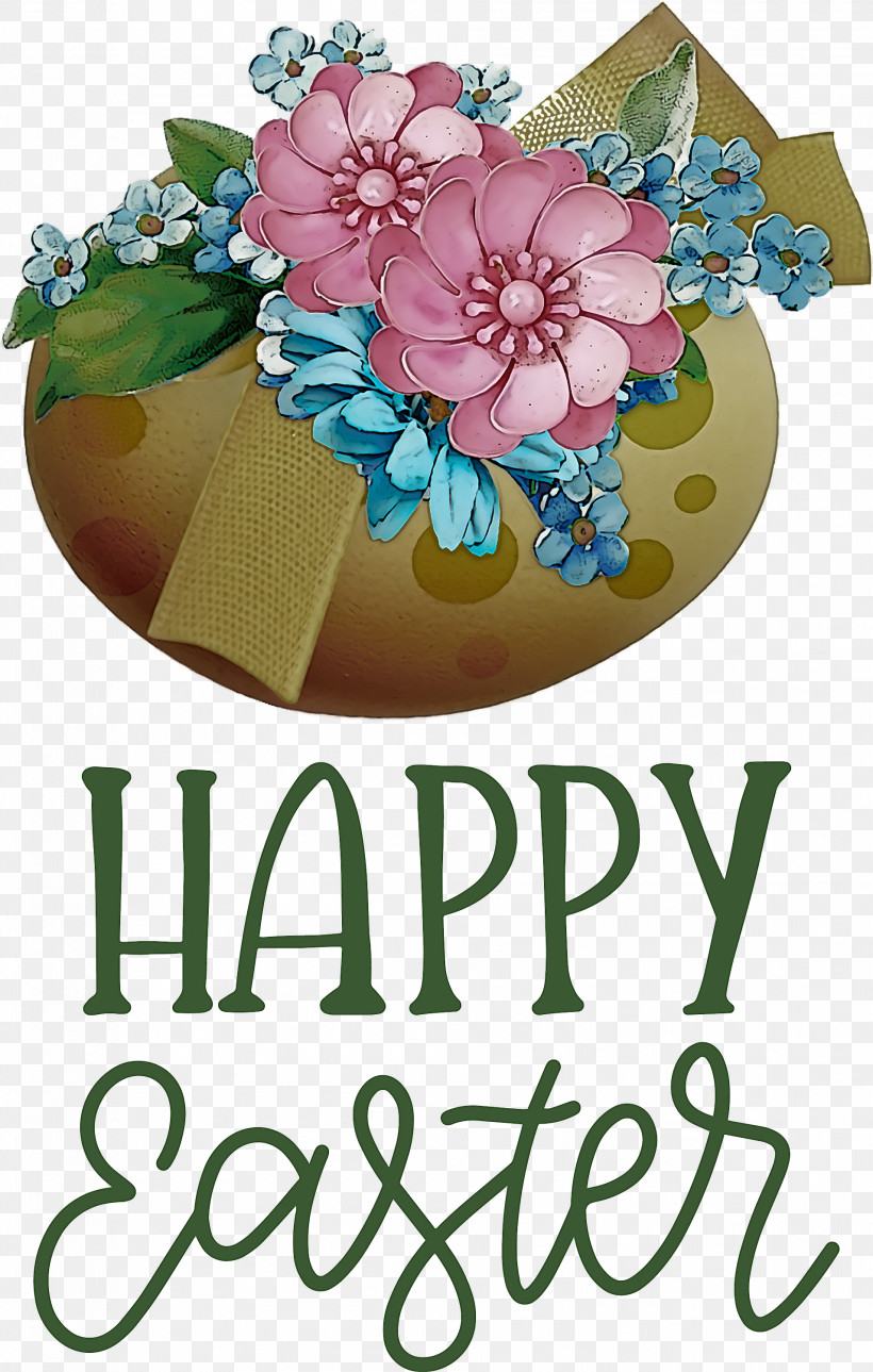 Happy Easter, PNG, 1908x3000px, Happy Easter, Biology, Cut Flowers, Flora, Floral Design Download Free