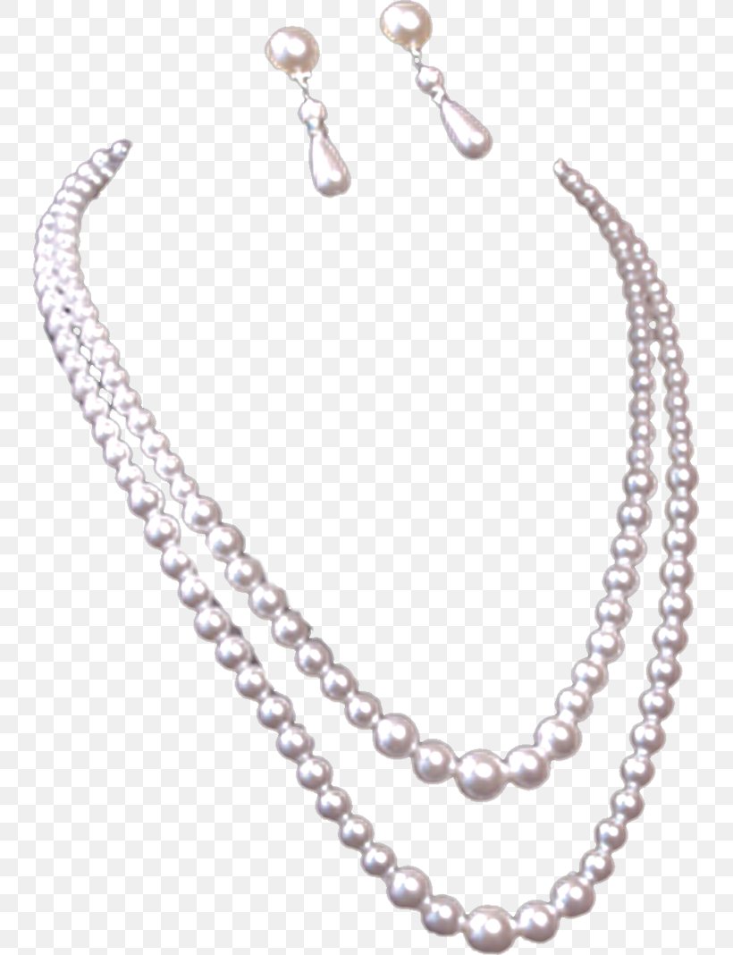 Pearl Necklace Pearl Necklace Jewellery Clothing Accessories, PNG, 748x1068px, Necklace, Bijou, Body Jewellery, Body Jewelry, Chain Download Free