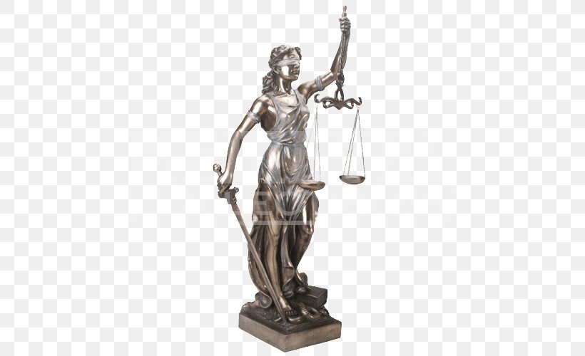 Lady Justice Statue Bronze Sculpture, PNG, 500x500px, Lady Justice, Athena Parthenos, Bronze, Bronze Sculpture, Bust Download Free
