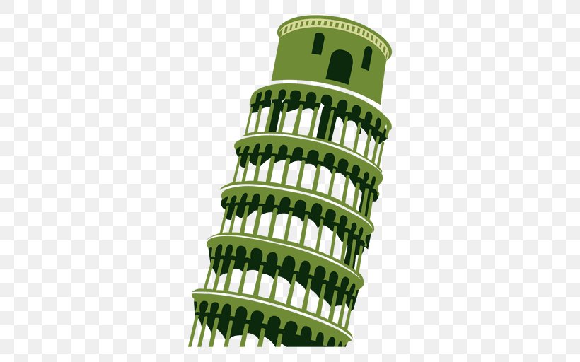 Leaning Tower Of Pisa Drawing, PNG, 512x512px, Leaning Tower Of Pisa, Animaatio, Drawing, Green, Pisa Download Free