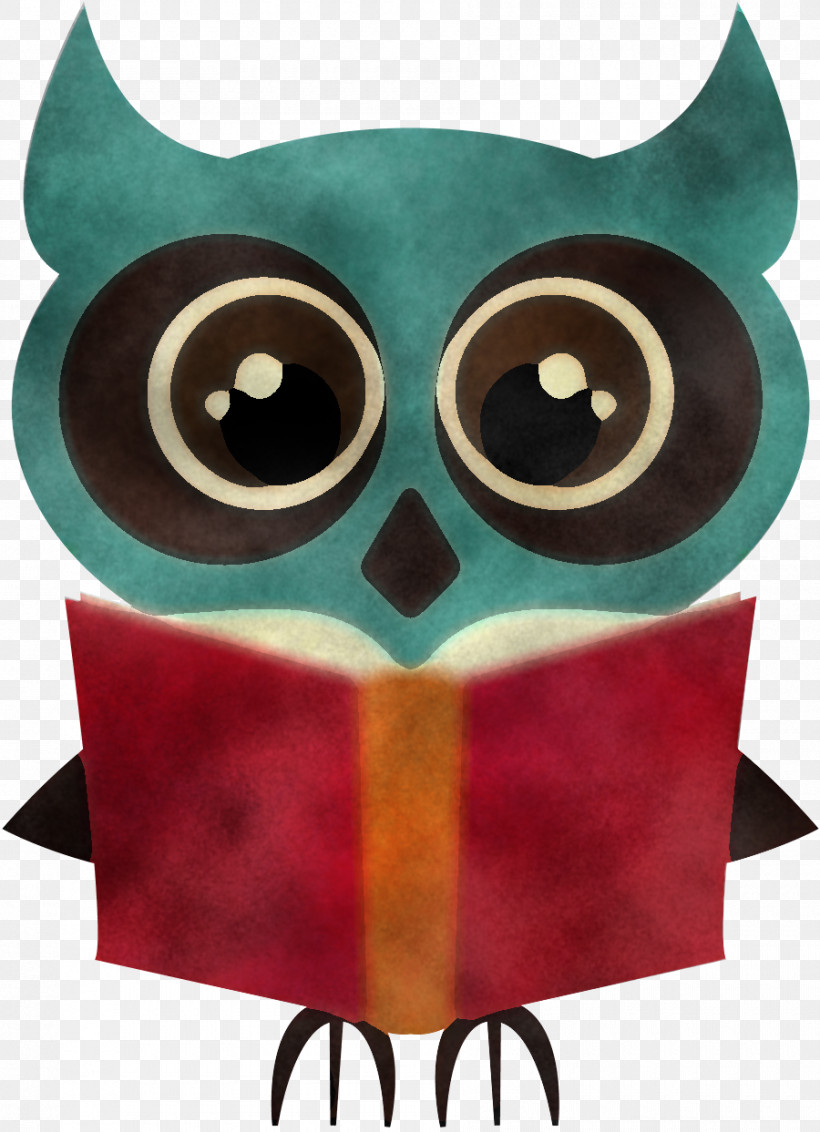Owl Cartoon Bird Of Prey Turquoise, PNG, 900x1243px, Owl, Bird Of Prey, Cartoon, Turquoise Download Free