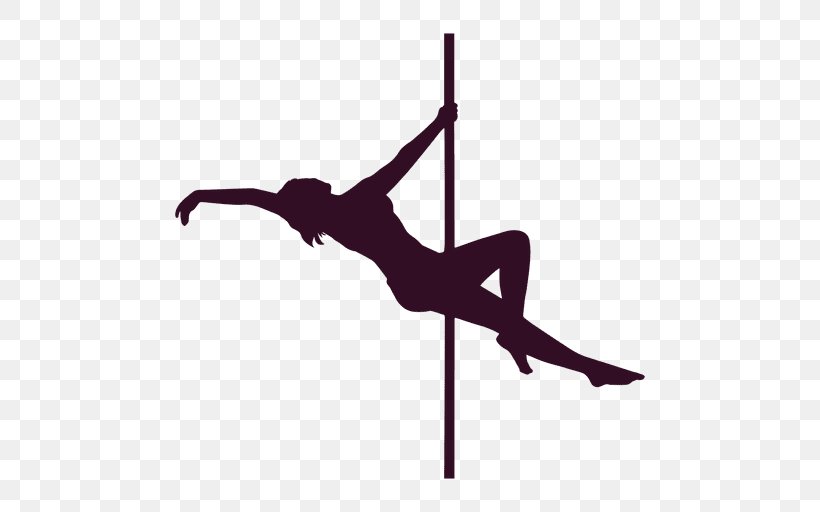 Pole Dance Silhouette Performing Arts Dancer, PNG, 512x512px, Pole Dance, Art, Black And White, Dance, Dancer Download Free
