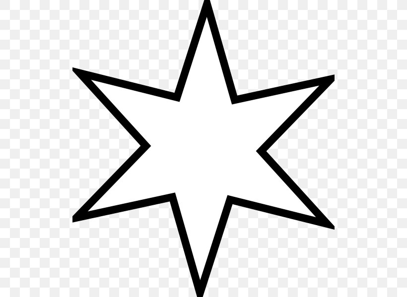 Star Coloring Book Enneagram Clip Art, PNG, 528x599px, Star, Area, Black, Black And White, Color Download Free