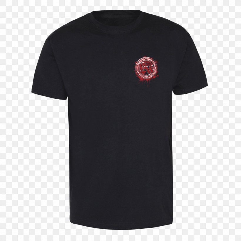 T-shirt Hoodie Clothing Sleeve, PNG, 1000x1000px, Tshirt, Active Shirt, Black, Brand, Clothing Download Free