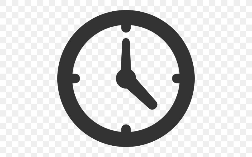 Clock Timer Font Awesome, PNG, 512x512px, Clock, Alarm Clocks, Black And White, Font Awesome, Icon Design Download Free