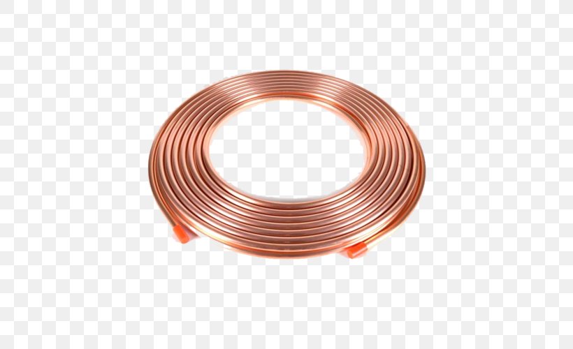 Copper Tubing Tube Pipe Copper Conductor, PNG, 500x500px, Copper Tubing, Annealing, Copper, Copper Conductor, Drawing Download Free