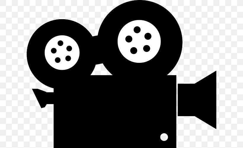 Video Cameras Clip Art, PNG, 640x502px, Camera, Black, Black And White, Film, Happiness Download Free