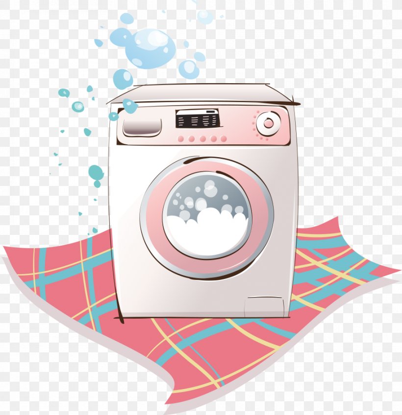 Washing Machine Cartoon Laundry, PNG, 911x943px, Washing Machines