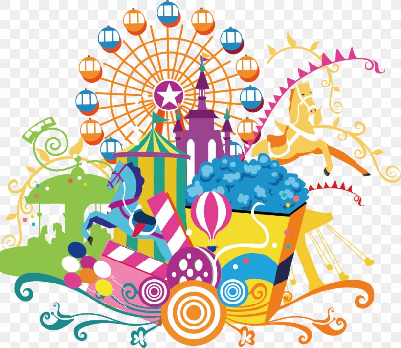 Carousel Gardens Amusement Park Ferris Wheel Vector Graphics, PNG, 994x864px, Amusement Park, Art, Carousel, Carousel Gardens Amusement Park, Entertainment Download Free