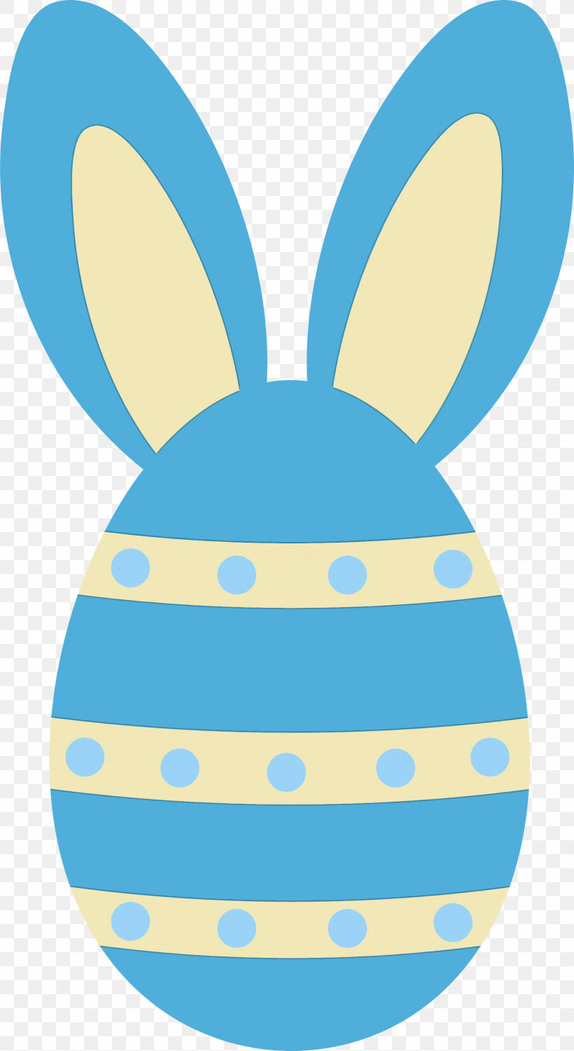 Easter Egg With Bunny Ears, PNG, 1638x3000px, Easter Egg With Bunny Ears, Aqua, Easter Bunny, Teal, Turquoise Download Free