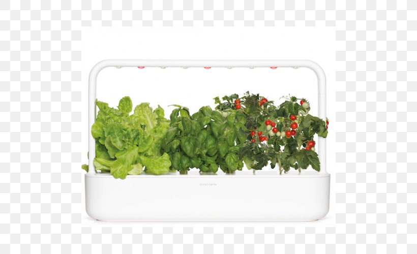 Smart Garden Click & Grow Watering Cans Home Automation Kits, PNG, 500x500px, Garden, Arugula, Click Grow, Flowerpot, Food Download Free