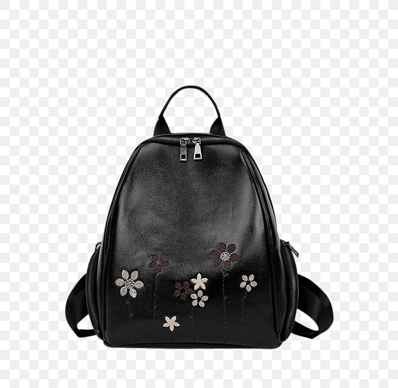 Backpack Handbag Satchel Woman, PNG, 600x798px, Backpack, Bag, Black, Embroidery, Fashion Download Free