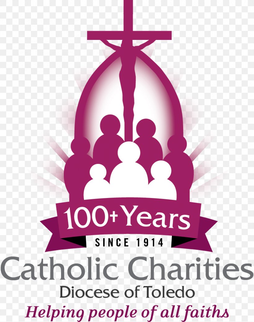 Catholic Charities Diocese Of Toledo Logo Catholic Charities USA Brand Font, PNG, 832x1057px, Logo, Brand, Catholic Charities Usa, Diocese, Magenta Download Free