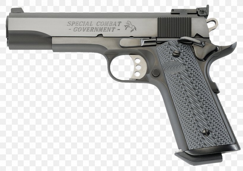 Colt's Manufacturing Company M1911 Pistol .45 ACP Automatic Colt Pistol Firearm, PNG, 1800x1265px, 38 Super, 45 Acp, Colt S Manufacturing Company, Air Gun, Airsoft Download Free