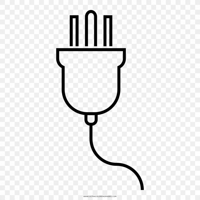 Drawing AC Power Plugs And Sockets Coloring Book Clip Art, PNG, 1000x1000px, Drawing, Ac Power Plugs And Sockets, Area, Black And White, Candle Holder Download Free