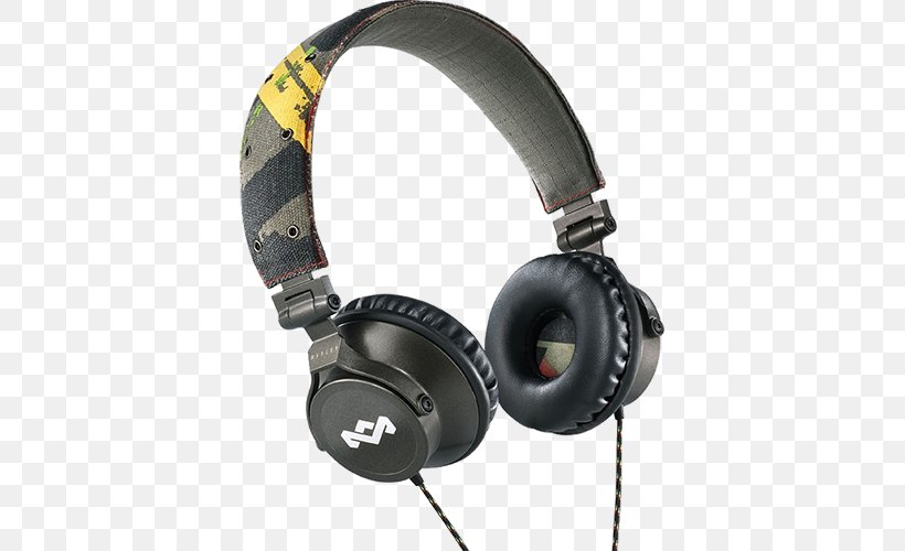 Headphones Microphone The House Of Marley Jammin' Collection Revolution House Of Marley Smile Jamaica House Of Marley Positive Vibration, PNG, 500x500px, Headphones, Audio, Audio Equipment, Bob Marley, Ear Download Free