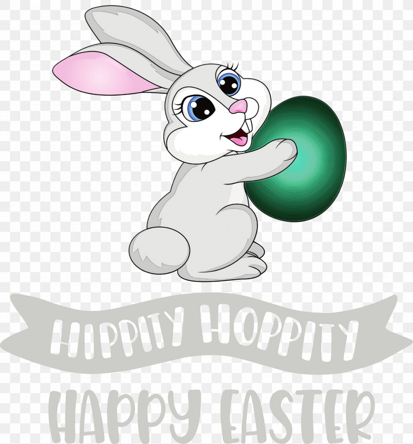 Easter Bunny, PNG, 2791x2999px, Happy Easter, Cartoon, Easter Bunny, Easter Day, Flower Download Free