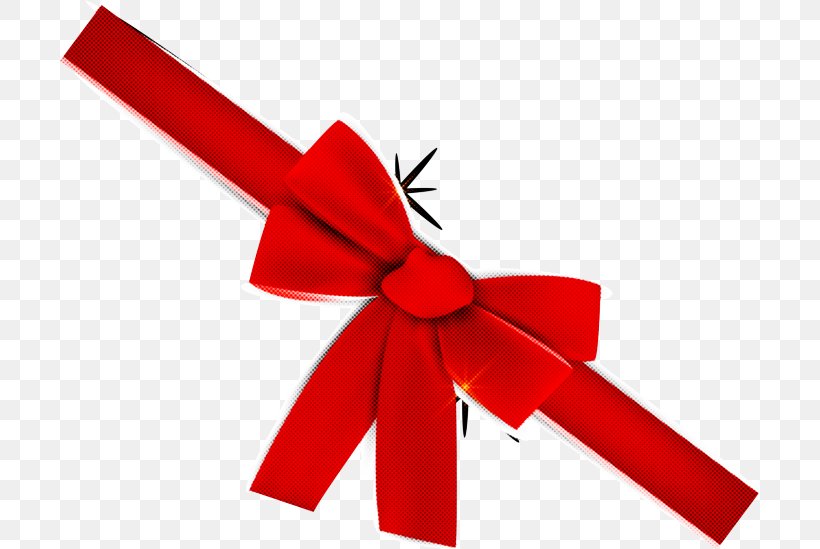 Red Ribbon Gift Wrapping Present Material Property, PNG, 700x549px, Red, Embellishment, Gift Wrapping, Material Property, Present Download Free