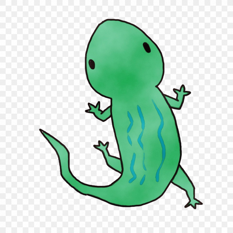 Reptiles Cartoon Green Animal Figurine Biology, PNG, 1200x1200px, Watercolor, Animal Figurine, Biology, Cartoon, Green Download Free