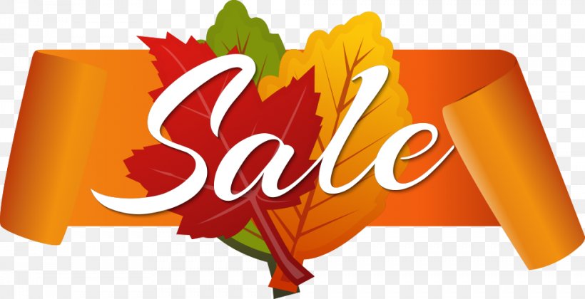 Vector Autumn Discount Sale, PNG, 984x505px, Autumn, Brand, Discounts And Allowances, Flower, Logo Download Free