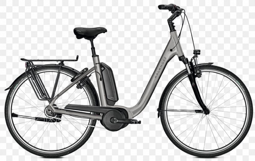 Electric Bicycle Kalkhoff Cycling Trek Bicycle Corporation, PNG, 1024x647px, Electric Bicycle, Bicycle, Bicycle Accessory, Bicycle Drivetrain Part, Bicycle Forks Download Free
