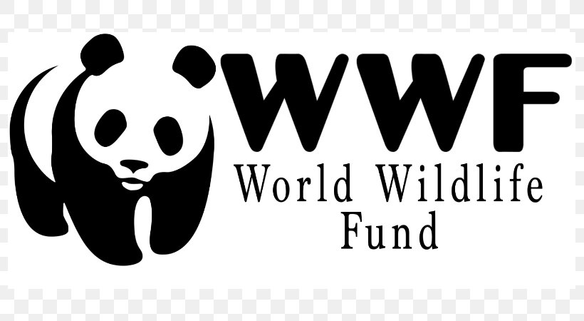 Giant Panda World Wide Fund For Nature Logo Conservation Organization, PNG, 800x450px, Giant Panda, Black, Black And White, Brand, Chi Chi Download Free