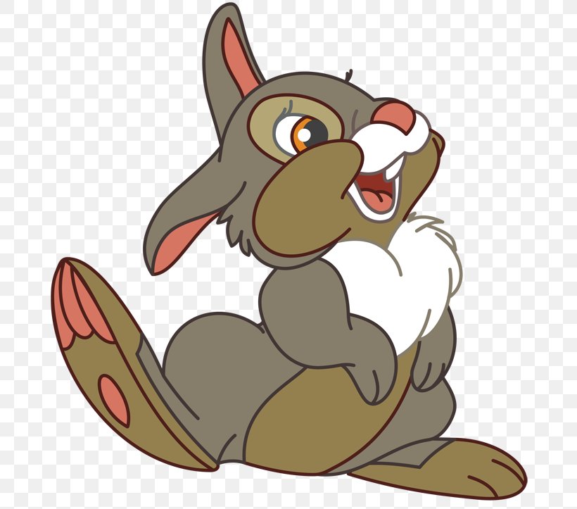 Hare Thumper Easter Bunny European Rabbit Clip Art, PNG, 700x723px, Hare, Carnivoran, Cartoon, Dog Like Mammal, Easter Bunny Download Free