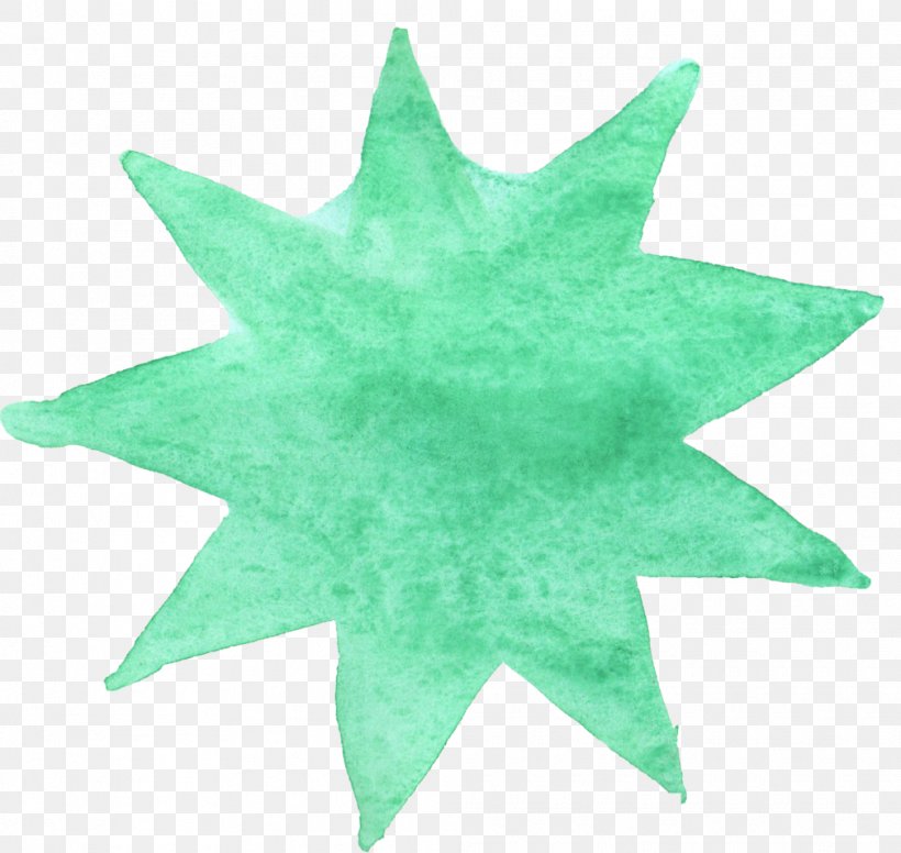 Watercolor Painting Star Leaf Green, PNG, 1010x956px, Watercolor Painting, Brush, Com, Green, Grunge Download Free