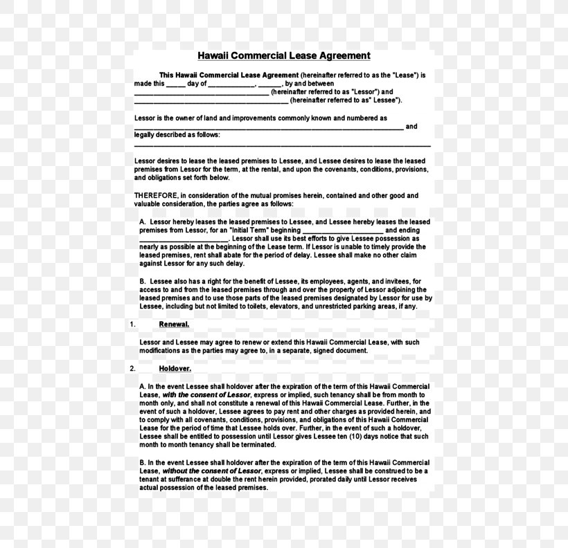 Document Lease Rental Agreement Contract Real Property, PNG, 612x792px, Document, Agricultural Land, Area, Contract, Farm Download Free