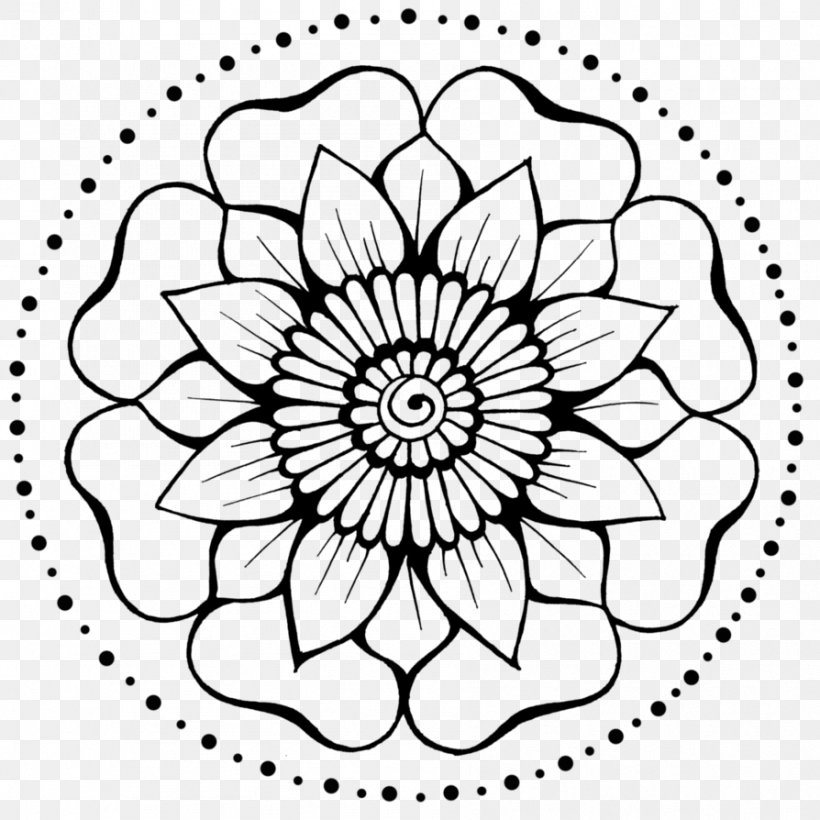 Flower Henna Mehndi Art, PNG, 894x894px, Flower, Area, Art, Black And White, Cut Flowers Download Free