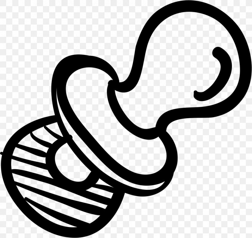 Clip Art Pacifier, PNG, 981x928px, Pacifier, Artwork, Black And White, Drawing, Line Art Download Free